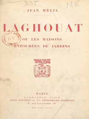 cover image of Laghouat
